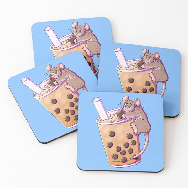 Item preview, Boba / Bubble Tea Mouse designed and sold by skybluekitty.