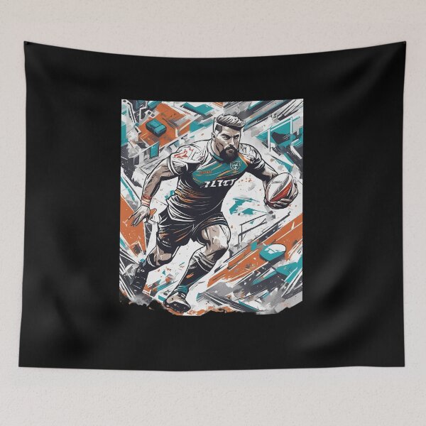 Item preview, Rugby Player designed and sold by macadolie.