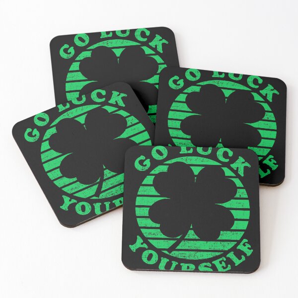 Item preview, Go Luck Yourself St Patrick's Day Four Leaf Clover Lucky designed and sold by BalladOfZeus.