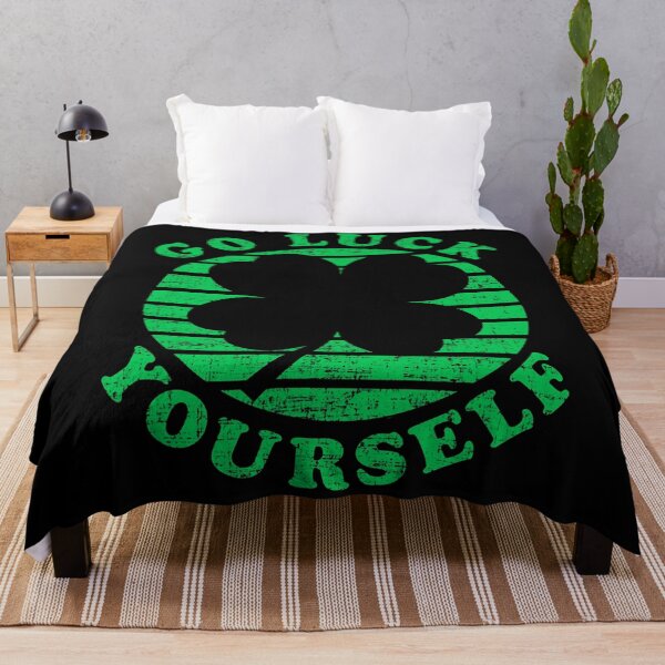 Item preview, Go Luck Yourself St Patrick's Day Four Leaf Clover Lucky designed and sold by BalladOfZeus.