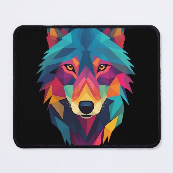 Item preview, Wolf Geometric Minimalistic Silhouette designed and sold by Aiight.