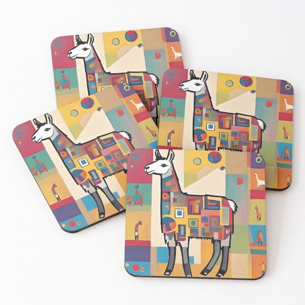 Item preview, Abstract Colorful Llama designed and sold by LittleGoblinPrs.