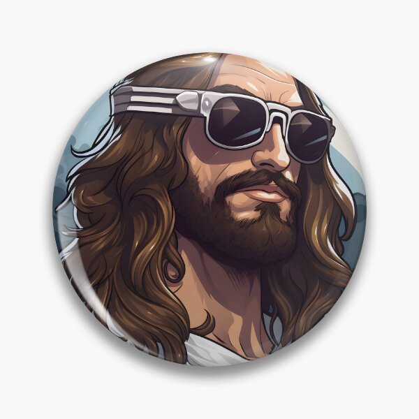 Artikelvorschau, Cooler Jesus mit Sonnenbrille entworfen und verkauft von Snow-Woods.