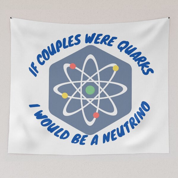 Item preview, If couples were quarks I would be a Neutrino, funny physics designed and sold by NoetherSym.