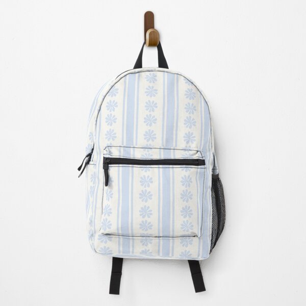 Item preview, Copy of VINTAGE CLASSIC SCANDINAVIAN STYLE BOHO STRIPES LIGHT BABY BLUE designed and sold by blomastudios.