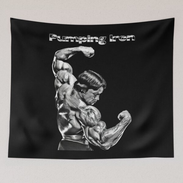 Item preview, Pumping Iron. Arnold Schwarzenegger Fan art. designed and sold by HuzaifaNaveedh.