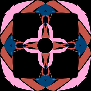 Artwork thumbnail, Pink checkered pattern by Meo Design