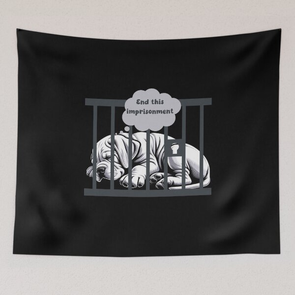 Item preview, Dogo Argentino in Prison designed and sold by Xhevahir.