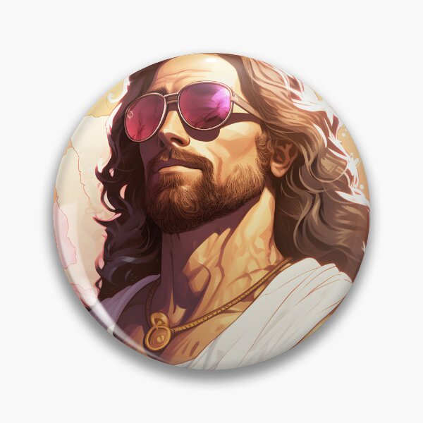 Artikelvorschau, Cooler Jesus mit Sonnenbrille entworfen und verkauft von Snow-Woods.