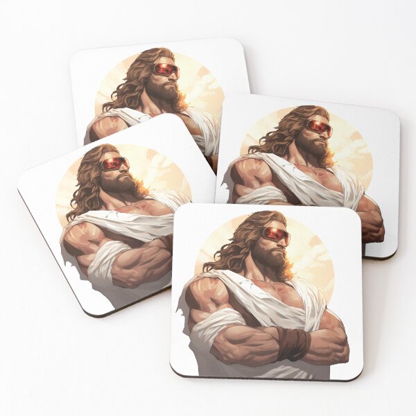 Item preview, Cool body builder jesus designed and sold by Snow-Woods.