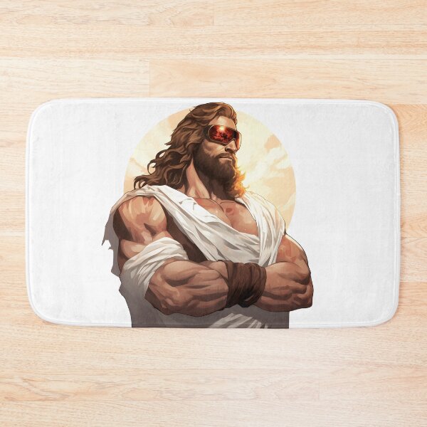 Item preview, Cool body builder jesus designed and sold by Snow-Woods.