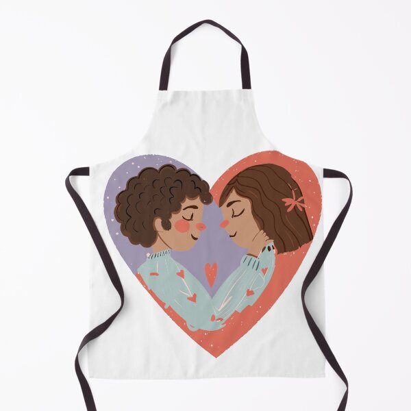 Item preview, Heartfelt Connection: Cute Boy and Girl Illustration, Romantic Gift Ideas, Love Symbol, Valentine's Day Decor designed and sold by HahaHandlesHub.