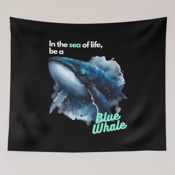 Item preview, In the Sea of Life, be a Blue Whale - Dark Shadows Blue Whale designed and sold by teedory.