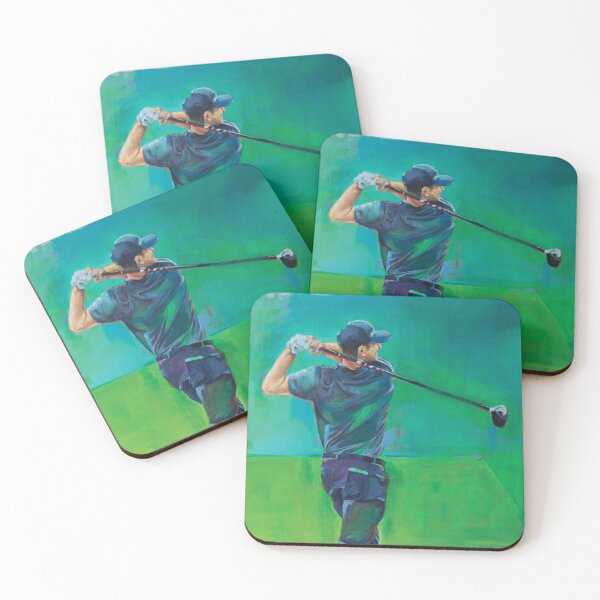 Item preview, For golf fans, golfer on tee box, gift designed and sold by MagdaKlosArt.