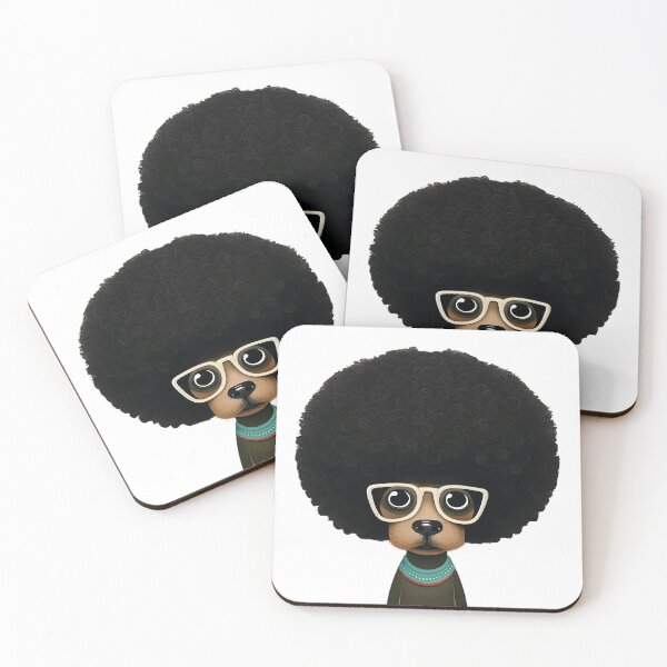 Item preview, Dog with an afro designed and sold by Zen Lael.