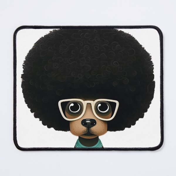 Item preview, Dog with an afro designed and sold by Zen Lael.
