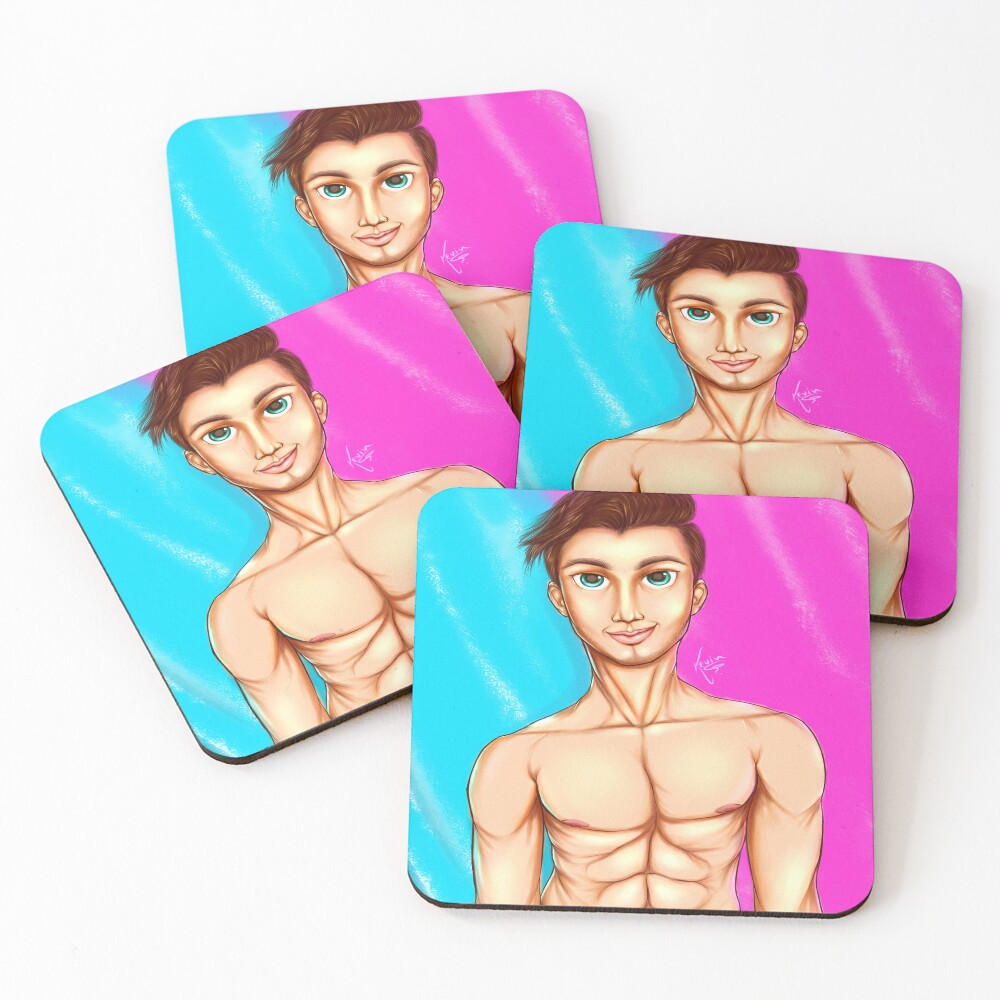 Item preview, Coasters (Set of 4) designed and sold by KevinDrawing.