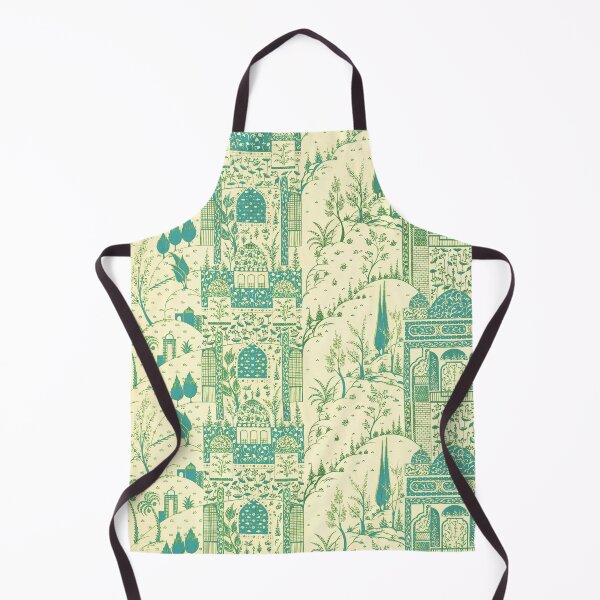 Item preview, Indian miniature inspired design, turquoise  designed and sold by MoisOneOffs.