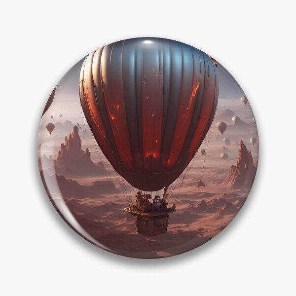Item preview, Hot Air Balloons Flying On A Different Planet designed and sold by MoriFantasy.