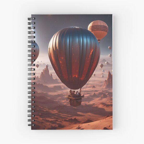 Item preview, Hot Air Balloons Flying On A Different Planet designed and sold by MoriFantasy.