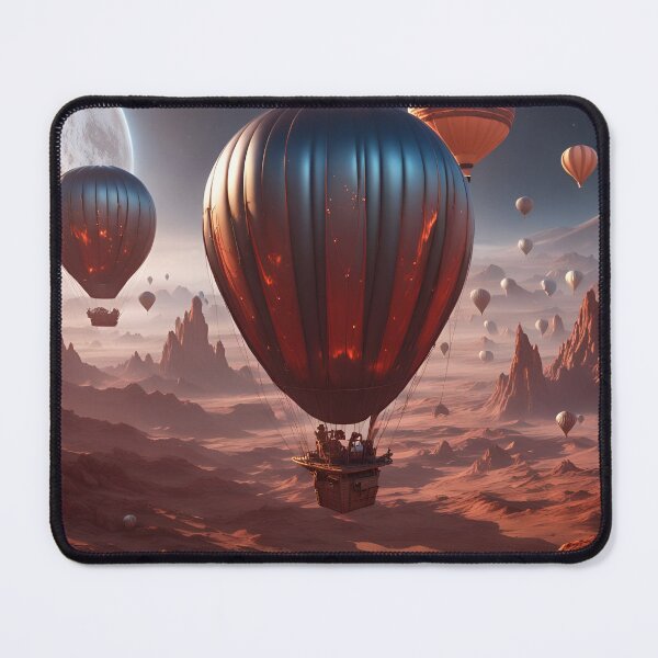 Item preview, Hot Air Balloons Flying On A Different Planet designed and sold by MoriFantasy.