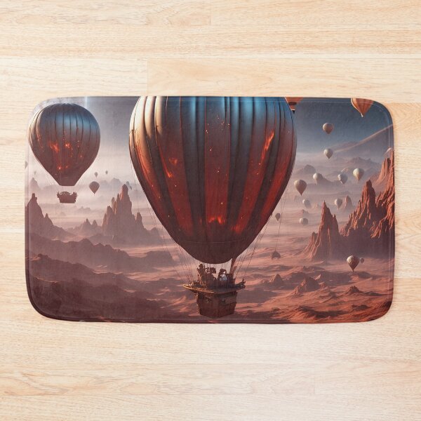 Item preview, Hot Air Balloons Flying On A Different Planet designed and sold by MoriFantasy.