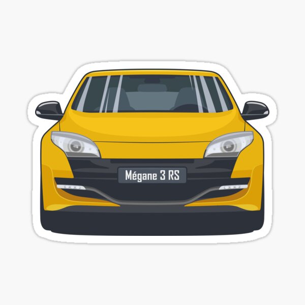 Stickers Autocollants Renault Sport Megane 3 RS TROPHY-R 275 Parechoc Front  Bumper