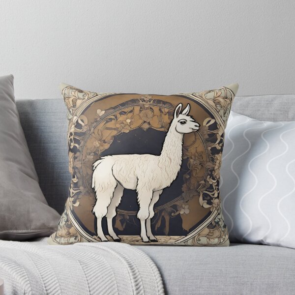 Item preview, Art Nouveau Llama 3 designed and sold by LittleGoblinPrs.