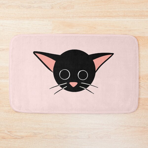 Item preview, Blank stare black cat face designed and sold by hellenjellen.