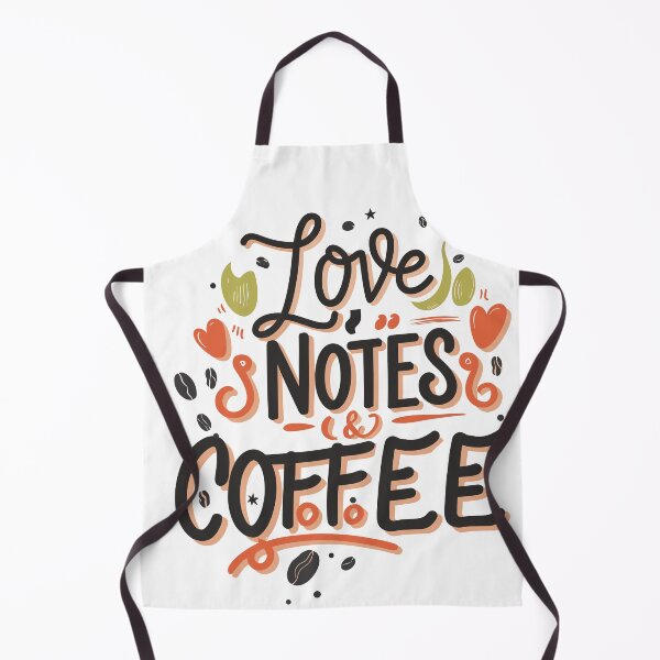 Item preview, Coffee Love: Love Notes & Coffee, Playful Font, Coffee Beans, Heart Decor, Romantic Gift Ideas designed and sold by HahaHandlesHub.