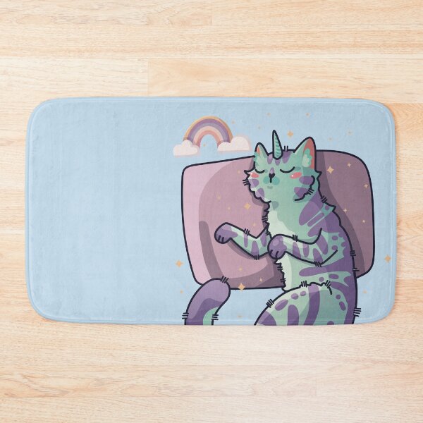 Item preview, Sleeping Unikitty - Kawaii Cat Design  designed and sold by FelineEmporium.