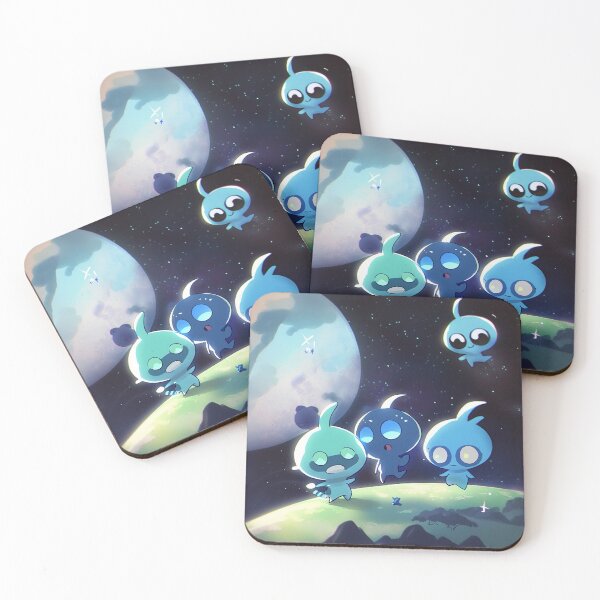 Item preview, Cute aliens in outer space designed and sold by Zen Lael.