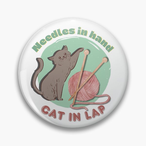 Item preview, Cat and Knitting designed and sold by natalillu.