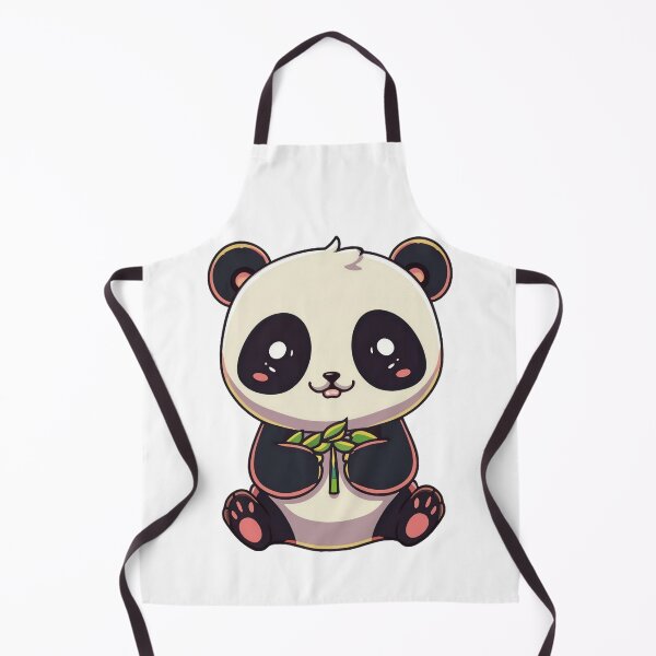 Item preview, Cute Anime Panda Bear with its bamboo designed and sold by culturageekstor.