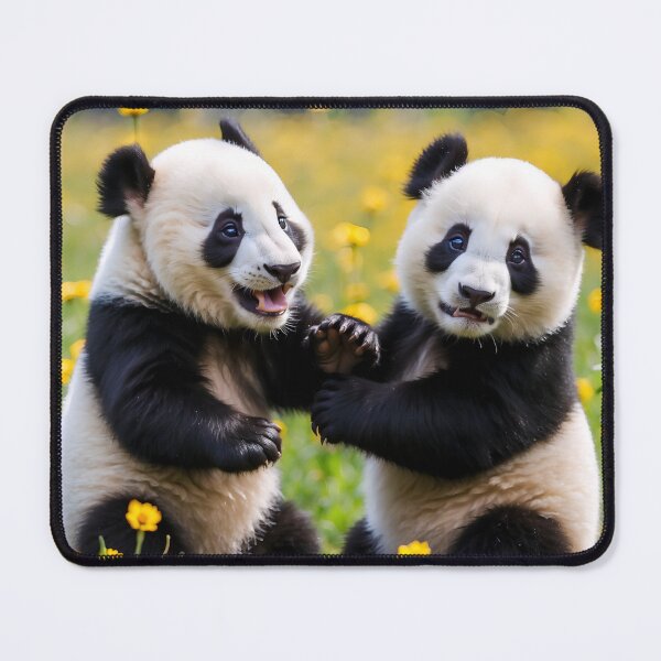 Item preview, Two pandas in a meadow designed and sold by Proren.