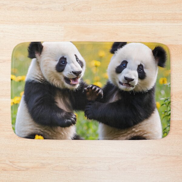 Item preview, Two pandas in a meadow designed and sold by Proren.