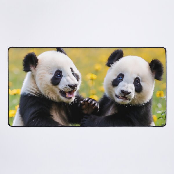Item preview, Two pandas in a meadow designed and sold by Proren.