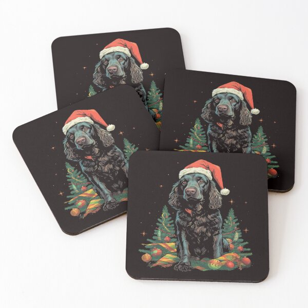Item preview, Christmas Field Spaniel designed and sold by creativellashop.