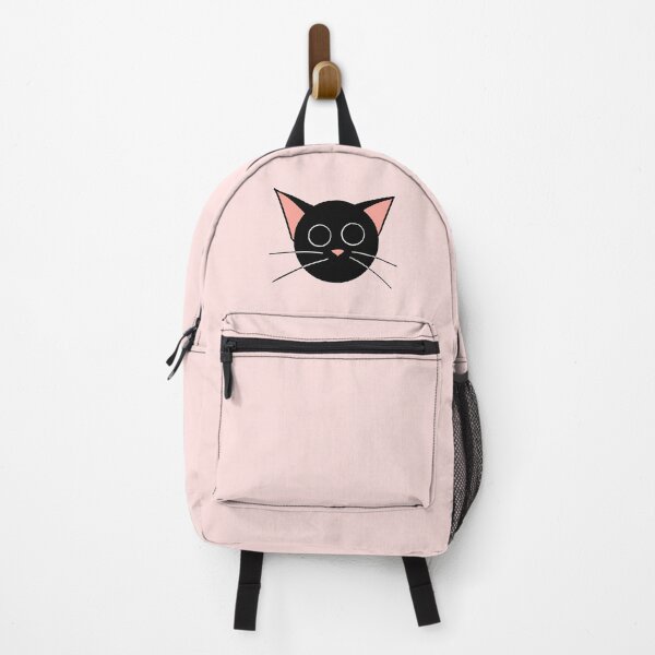 Item preview, Curious black cat face designed and sold by hellenjellen.