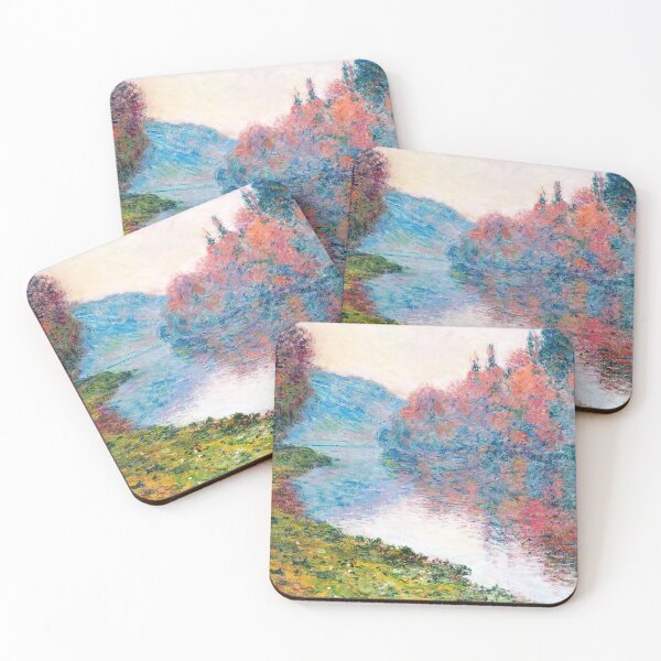Item preview, Claude Monet - Banks of the Seine at Jenfosse - Clear Weather designed and sold by thompart.