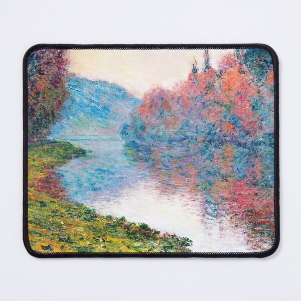 Item preview, Claude Monet - Banks of the Seine at Jenfosse - Clear Weather designed and sold by thompart.