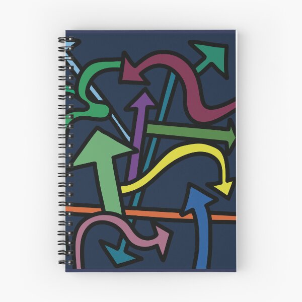 Item preview, Arrows, which direction? Journal designed and sold by JJJJdoodles.