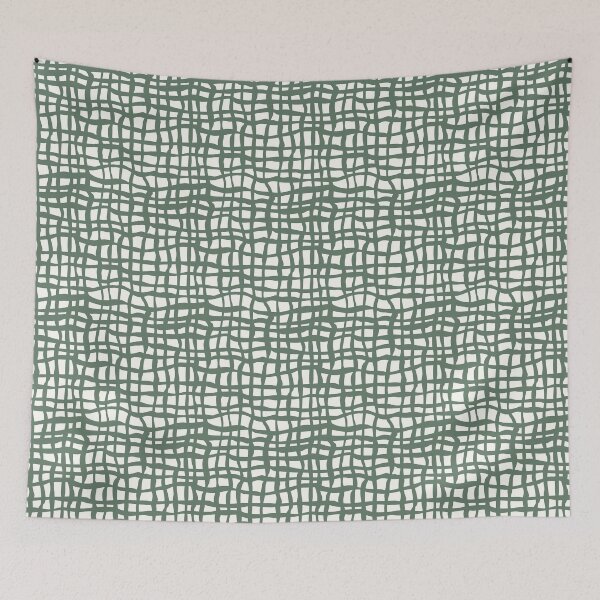 Item preview, HAND DRAWN MINIMAL STRIPES MILITARY GREEN designed and sold by blomastudios.
