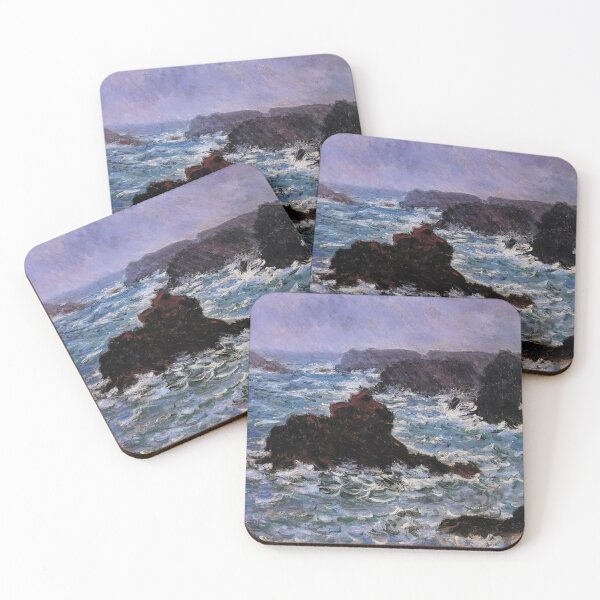 Item preview, Claude Monet - Belle-Ile, Rain Effect designed and sold by thompart.