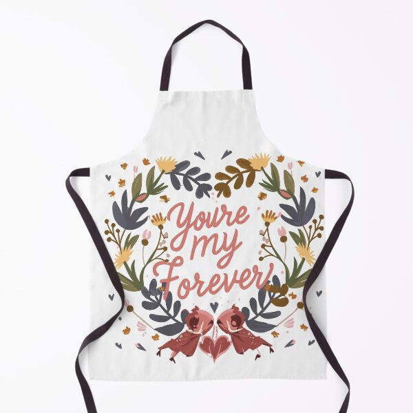 Item preview, You're My Forever: Romantic Floral Heart Wreath Couple Gift Ideas designed and sold by HahaHandlesHub.