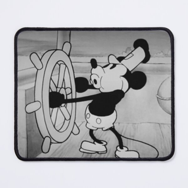 Item preview, Steamboat Willie - Iconic Whistling Scene Cartoon designed and sold by Fantasy Masterpiece.