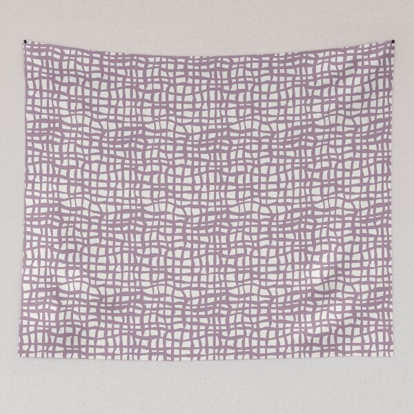 Item preview, HAND DRAWN MINIMAL STRIPES MAUVE designed and sold by blomastudios.