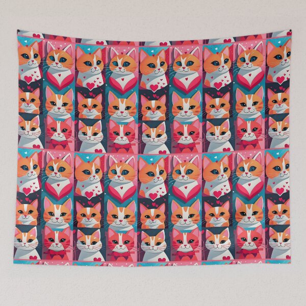 Item preview, The Kitty Bunch designed and sold by CrushyAIDesigns.