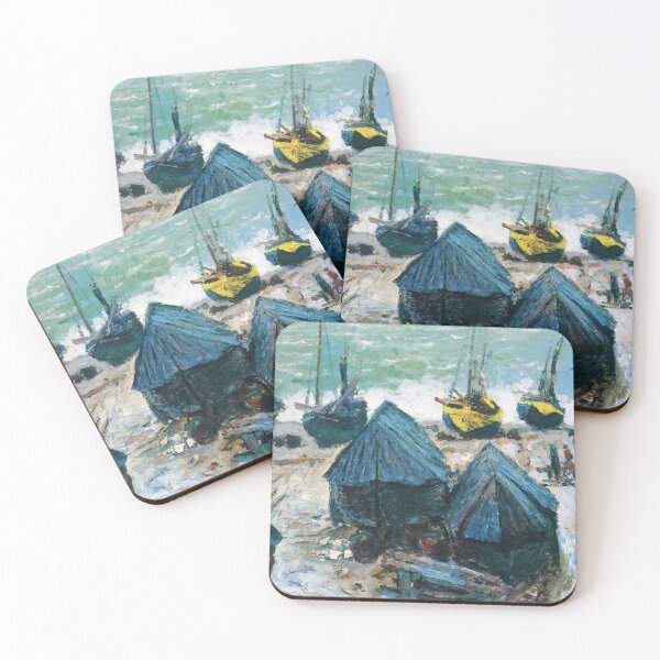 Item preview, Claude Monet - Boats on the Beach at Etretat designed and sold by thompart.