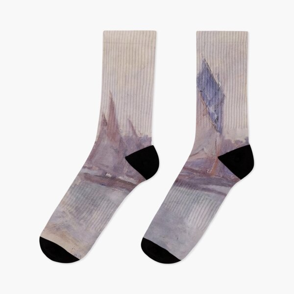 Item preview, Claude Monet - Boats in the Port of Le Havre designed and sold by thompart.